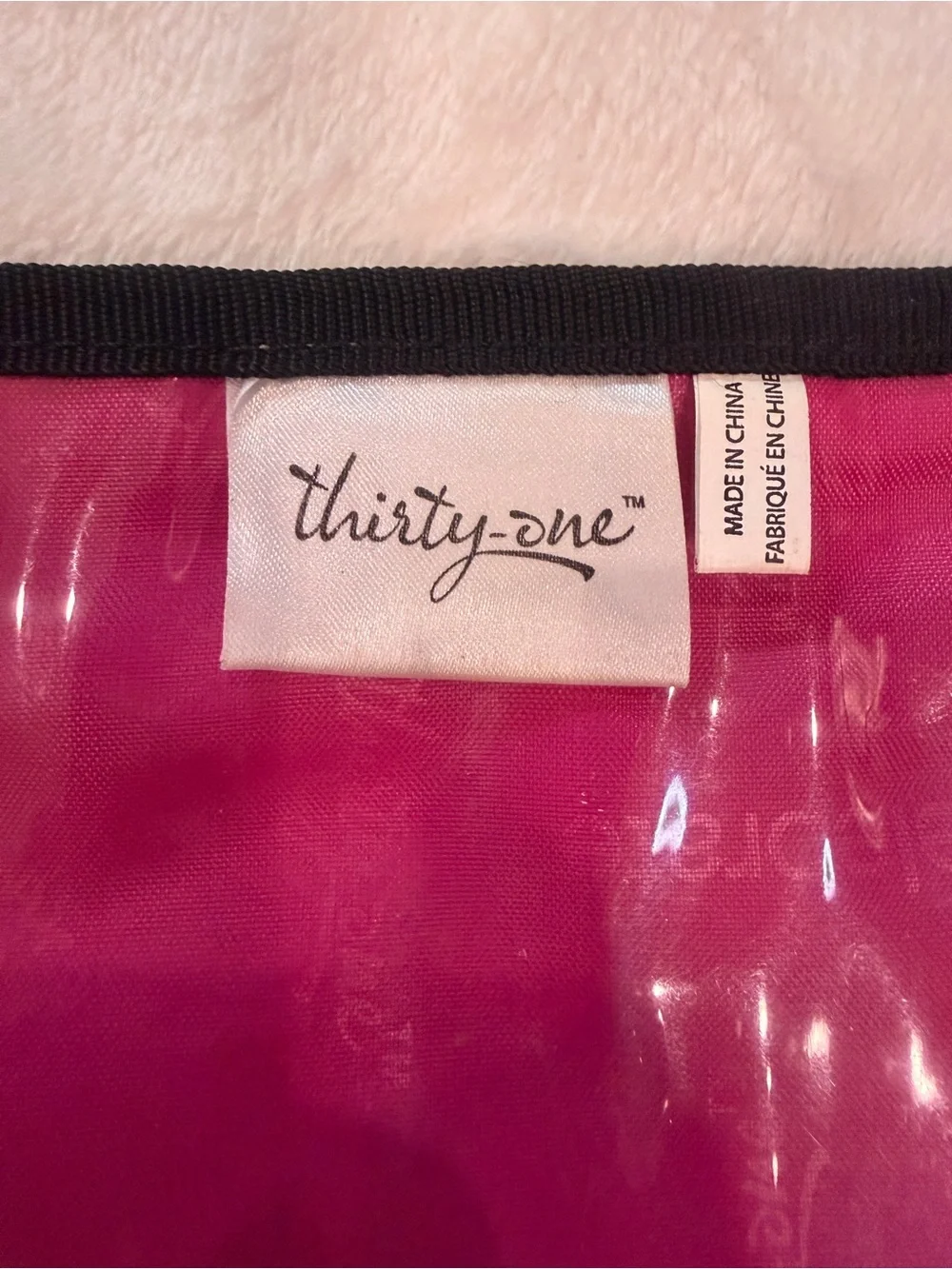 thirty-one Black and White Floral Hanging Organizer